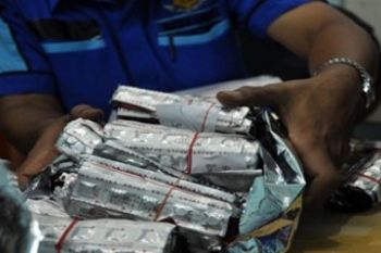Barang Bukti Narkotika/Foto Henky Mohari