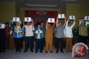 KPU tetapkan nomor urut calon wali kota
