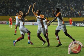Sriwijaya FC sementara bermain imbang lawan Persita 