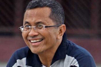 Dahlan Iskan Senam Pagi di Pontianak
