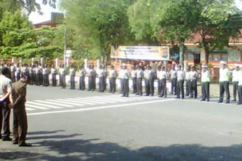 Polres Tanahdatar Siagakan Personel Operasi Lilin