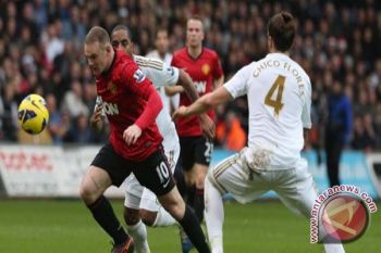 Swansea tahan imbang Manchester United 1-1 
