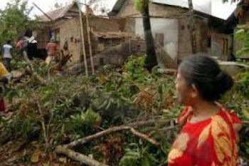 Diterjang Angin Kencang, Kerugian Capai Rp500 juta 
