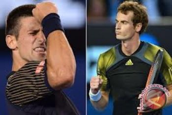 Djokovic raih gelar keempat, Murray meringis kesakitan