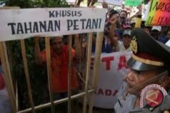 Serikat petani minta Kapolda Sumsel bebaskan anggotanya