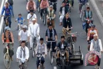 Seribuan pesepeda Yogyakarta meriahkan "Serangan Oemoem Sepeda" 