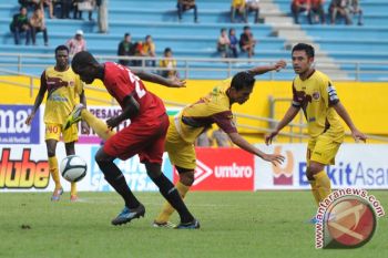 Sriwijaya FC lawan PSPS 0-0 babak pertama 