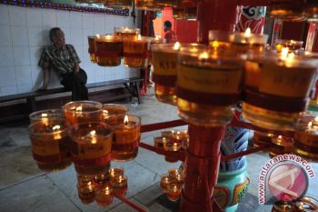 Vihara Bodhijaya Baturaja rayakan imlek