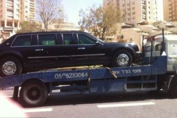 Mobil Obama Mogok di Israel Karena Salah Isi BBM