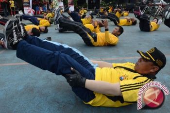  145 polisi gendut berangsur langsing