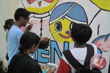 Stadion Cangkring Kulon Progo dihiasi mural kespro 