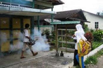 Kasus DBD Meningkat, Dinkes Agam Lakukan &amp;quot;Fogging&amp;quot;