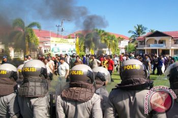 Pemilu - Rapat Pleno KPU Barsel Dijaga Ketat