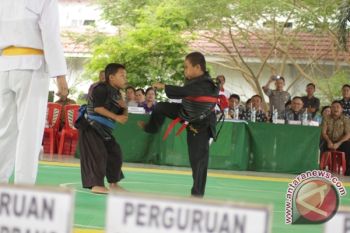 Kejuraan pencak silat antar pelajar Minut digelar
