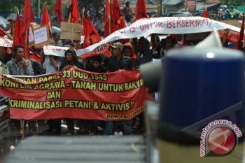 Petani Lampung Tuntut Penyelesaian Konflik Agraria 