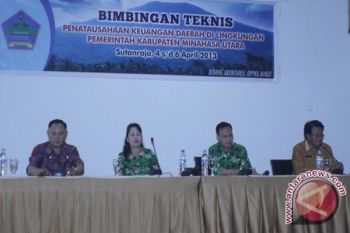 Pemkab Minut Bimtek penataan keuangan daerah