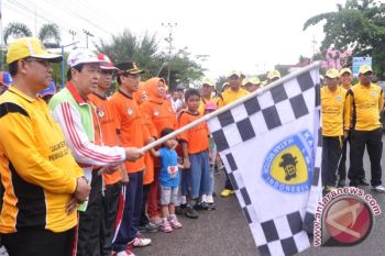 KPU Kotim Dan Parpol Jalan Sehat Bersama 