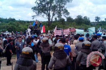Ratusan Massa Pendukung HATI Demo Di Lamandau  