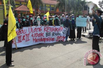Mahasiswa Unila Tolak Kenaikan Tarif PBB 