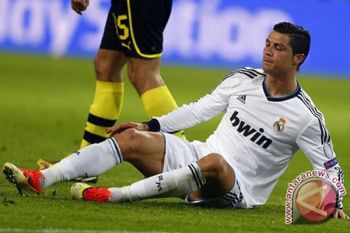 Cedera Ronaldo tambah kekhawatiran Real jelang hadapi Dortmund