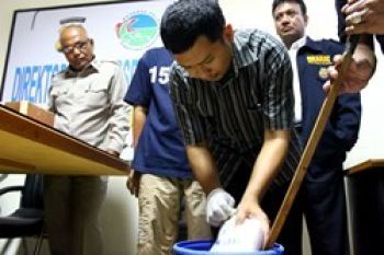 Polda Kepri Musnahkan 1,5 Kg Sabu