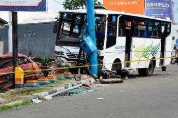 Tabrakan Beruntun di Semarang, Tiga Tewas 