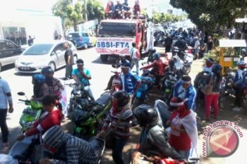 Ratusan buruh di Bitung peringati harinya
