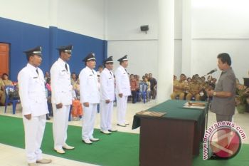 Bupati Minut lantik lima Kepala Desa