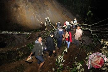 Jalur Kebun Kopi Sulteng Putus Akibat Longsor 
