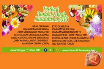 Menteri resmikan Festival Bunga dan Buah Nusantara