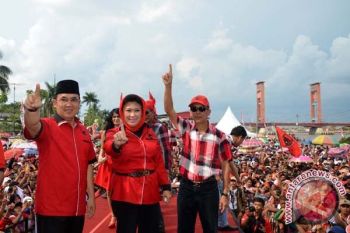 Calon Gubernur kampanye perdana di Palembang 