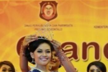 Bripda Cindi Raih Puteri Pariwisata Gorontalo 2013 