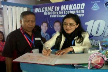 Stand ANTARA AMS dikunjungi delegasi asing