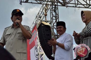 Prabowo ajak masyarakat Sumsel pilih "derma" 