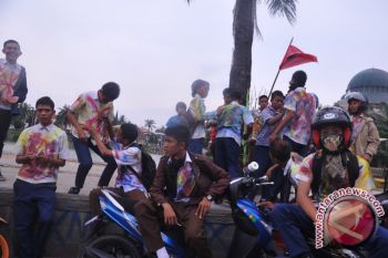 Konvoi, belasan siswa SMP diamankan polisi