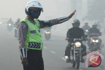 Selat Malaka Ditutupi Kabut Asap