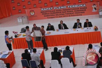 Tingkat partisipasi pemilih Pilkada Sumsel tak capai target