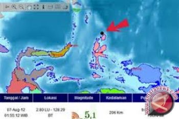  Gempa di Morotai tak berpotensi tsunami