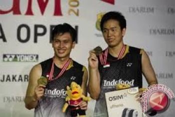 Ahsan/Hendra tembus peringkat tujuh dunia