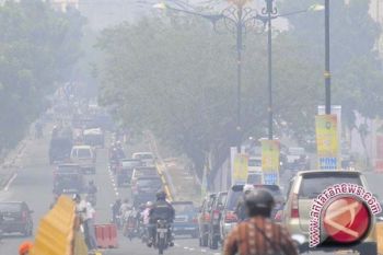  Kabut Asap Tebal, Kualitas Udara Di Dumai Makin Buruk
