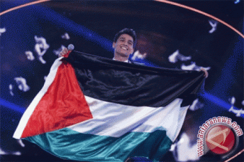  Rakyat Palestina rayakan kemenangan Mohamed "Arab Idol" Assaf