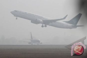 Bandara Palu Diselimuti Kabut Asap Pekat 
