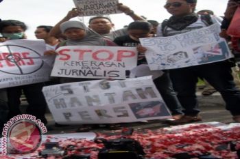 Jurnalis Gelar Aksi Solidaritas Antikekerasan