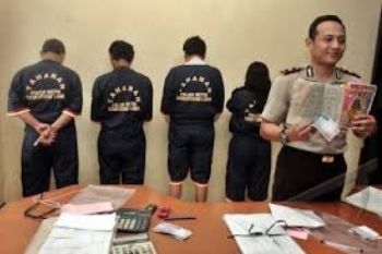 Lima Penjual Togel Dibekuk Polisi Temanggung