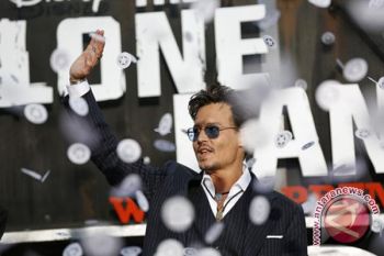 Johnny Deep tukar bajak laut dengan Wild West "Lone Ranger"