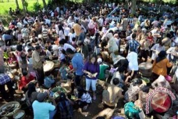 Warga lereng Merapi gelar tradisi "Nyadran" 