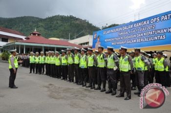 Puluhan Anggota Polres Barito Utara Naik Pangkat 