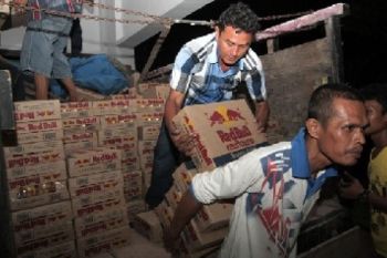 BPOM Sita Satu Truk Minuman Energi Ilegal