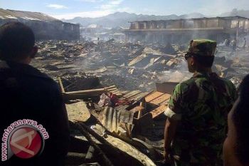 Pasar Sentral Mamuju Terbakar 