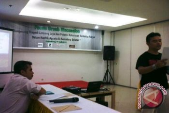 Walhi-LKBN Antara gelar diskusi sengketa agraria Sumsel 